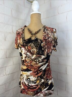 ⬇️ SPLIT SLEEVE MULTI-COLOR TOP